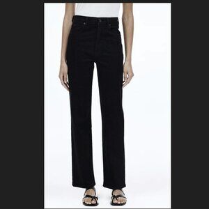 SlvrLake London Jeans in Jet Black